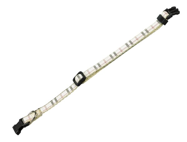 Nobby Halsband Tartan beige L: 20 - 35 cm B: 10 mm