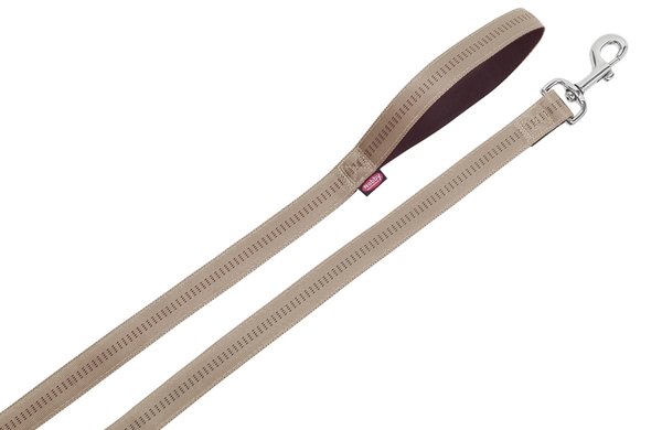 Nobby Leine Soft Grip beige-chocolate  L: 120 cm B: 25 mm