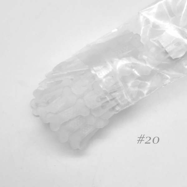 Auer Haarspangen Knochen transparent 3,5 cm
