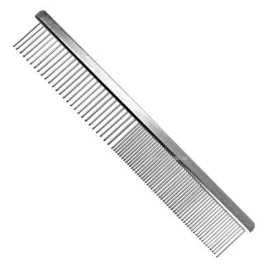 Vivog® Doppelseitiger Metall Hundekamm 15,5 cm